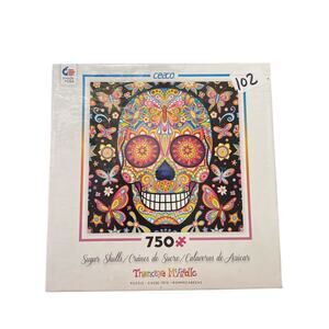 Ceaco Jigsaw Puzzle SUGAR SKULLS 750 Piece Day of the Dead NIB SEALED